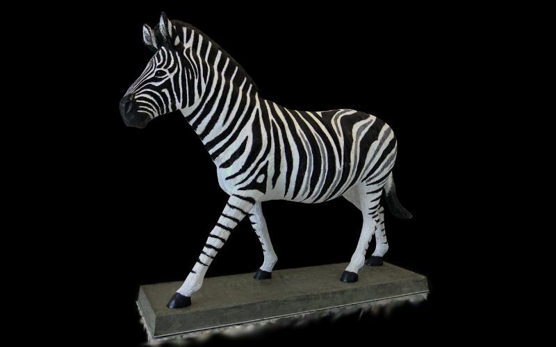 3D spatial scan (3DGS) of Monty the Zebra